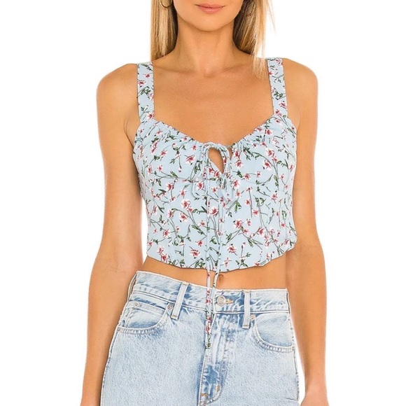 Floral Corset Top - Picture 2 of 3